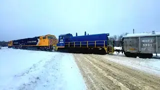 ONR 113 passing thru fronya with units ONR 2123 leading, ONR 2121,and DESX 028 on January 6th 2026