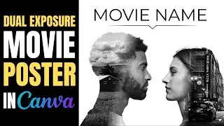 How to use double exposure in Canva | Romantic Double Exposure Effect!