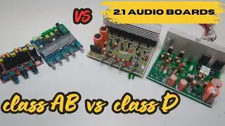 2.1amplifier board's Class ab vs Class D #amplifierboard #classd #classab #bluetooth #tpa3116d2