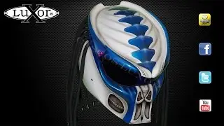 Casco Depredador Para Motociclista LX114 - Predator Helmet Motorcycle