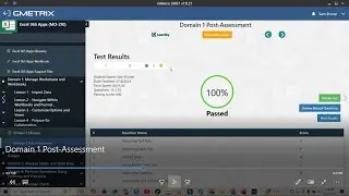 Excel 365 Apps (MO-210) | Domain 1 Post Assessment GMX | Complete Course | Domain 2 Post Assessment
