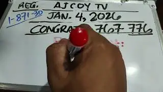 Congrats 767 next swertres hearing January 4,2026| ajcoytv