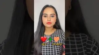 Tried mixing these two lipstick shades & the result was shocking 😱 #lipstick #lipcombos
