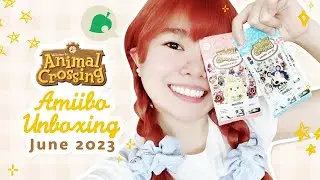 Unbox With Me! ACNH Amiibo Card Unboxing - June 2023  |  Studio Moon Tokki