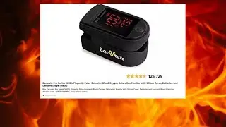 Top 10 Best Fingertip Pulse Oximeter Blood Oxygen Saturation Monitor