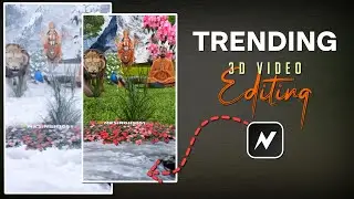 Navratri Special 3D Durga Maa Animation Video Editing | Live River & Lion Effect Tutorial