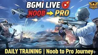 BGMI LIVE 🔴 | Daily Training | Noob to Pro Journey 🚀 Challenging day 04\100
