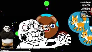 ★ Agar io★ Panda is back! ★ Team with PUMBA★