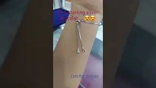 92.5 sterling silver bracelets at affordable prices 😍......dm for prices and order  kanha_jewelers_