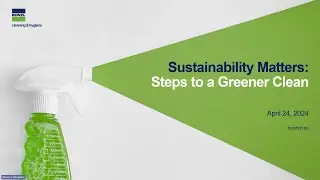 Bunzl Cleaning & Hygiene | Steps to a Greener Clean 🍃🌎