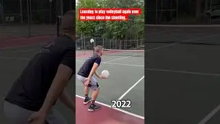 Учусь заново играть в волейбол спустя годы после стрельбы... #восстановление