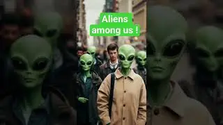 Aliens Walking #short #ai