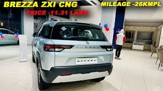 Maruti Suzuki Brezza Zxi CNG 2026 Full Review |