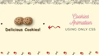 Animate Cookies Falling |  CSS Animation