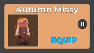 Roblox Puppet ~ Autumn Missy Theme ~ [Fan Made Fall/Halloween Skin] 🎵 🎃