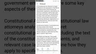 Constitutional Law Attorney in the United States of America