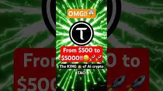 Bittensor TAO The Bitcoin of AI Cryptos &ndash; Don&rsquo;t Miss This Opportunity! #tao #aicrypto #bittensor