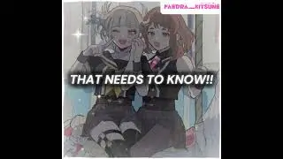 ILL KEEP YOU MY DIRTY LITTLE SECRET !! #mha #mhacommunity #mhaedit #myheroacademia #edit