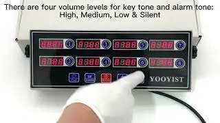 YOOYIST 8-Channel Commercial Timers