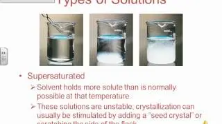 Sections 13 1   13 3 The Solution Process, Saturated Solutions, and Factors Affecting Solubility
