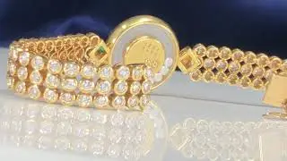 Chopard Happy Diamond Emerald Set  Ladies Wristwatch