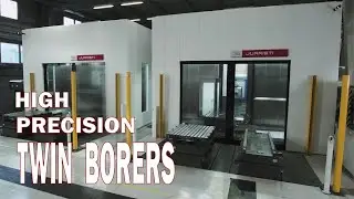 Fully Enclosed Twin JUARISTI - TX3S High Precision Boring Machines