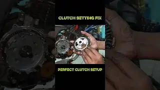 Smooth Gear Trick | Clutch Problem Fix | PERFECT CLUTCH SETUP #BikeRepair#HardGearFix#ClutchProblem