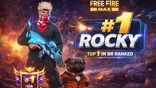 BR RANK PUSHING IN FREE FIRE MAX @rockyganjamstar