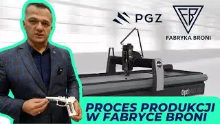 Jak powstaje legendarny pistolet VIS? Technologie, w tym Waterjet w Fabryce Broni Łucznik!