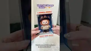 Rare Asia Exclusive Wacky Mart Manager Labubu #popmart #labubu #wackymart #blindbox #unboxing