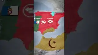 Por que Espa&ntilde;a jamas conquisto Portugal?  #mapas #geopolitica #historia