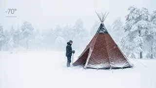 [&minus;70&deg;C] Trapped in Deadly Cold | Winter Camping Survival
