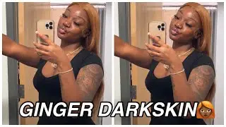 LACEFRONT WIG INSTALL |BEGINNER FRIENDLY |DARKSKIN GINGER
