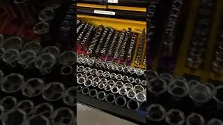 Relax and Organize&mdash;Aluminum Socket Rails Keep Your Toolbox Looking Perfect! 😌 📹 biiggerm #shorts