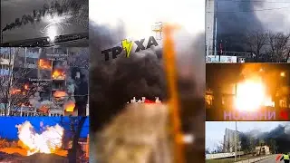 Combined Russian strike on Ukrainian military infrastructure 7/2/2024 and AFU air defence work