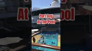 Cruise SHIP Lido Deck AT The POOL #travel #cruiseship #ship #swimming