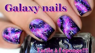 [ Nail Art ] Galaxy nails tutorial - facile // melyne nailart