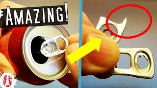 Что можно сделать с помощью баночки для напитка? Сода может и лайфхаки #hacks #Лайфхаки