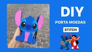 DIY | PORTA MOEDAS STITCH 💙