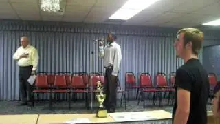 Eric Handy singing the star spangled banner!