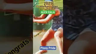 Alex Eala - 2025 WTA Guadalajara Open Champion #markcollections #alexeala #wta #pinoypride #tennis