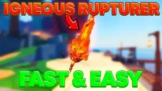 How To Get IGNEOUS RUPTURER ROD in FISCH Roblox! (EASIEST GUIDE)