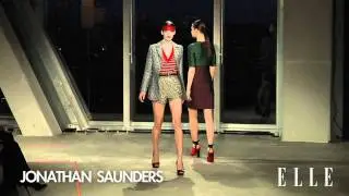 ELLE TV─ Jonathan Saunders 2012 FW