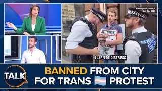 Man Banned From Westminster After Trans Protest During Pride | Montgomery Toms