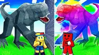 I Trolled My Friend in a Mob Battle with an OP DISTORTED REX !! - Minecraft