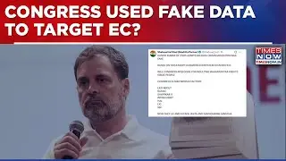 'Vote Chori' Narrative Collapsing? 'Congress Picked Up Fake Data To Attack EC' Claims BJP, Watch!