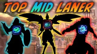 Top 3 Best / Easiest Mid Laners in Smite and How To Build Them w/ Timestamps