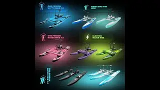 Water Adventure Spatium Water bike bicycle cycle with 3 0 frame video