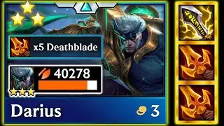 40K DMG?! Full AD Darius ONE-SHOTS EVERYONE! ⭐⭐⭐ x5 Deathblade