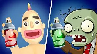 Sandwich Runner vs PVZ Zombie Subway Surf, Sandwich Runner Night Gaming, Juice Run Adventure Park
